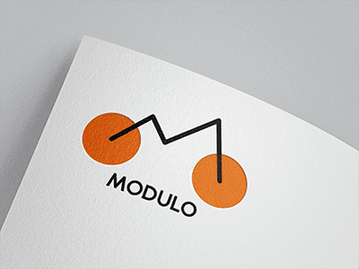 Feuille avec logo modulo