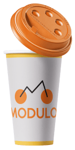 Tasse de café aux couleurs de modulo