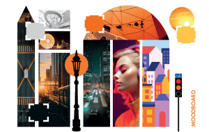 Moodboard aux couleurs de Modulo